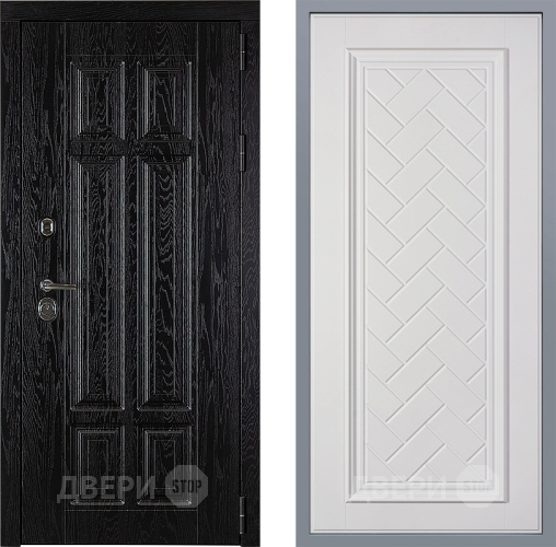 Дверь Заводские двери Мюнхен Упра Белый софт в Зарайске