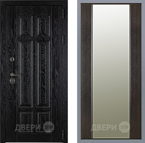 Дверь Заводские двери Мюнхен Зеркало Макси Венге в Зарайске