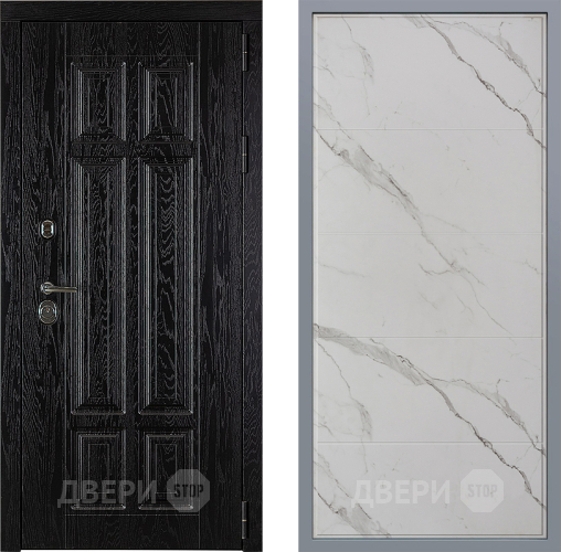 Дверь Заводские двери Мюнхен Тривия Мрамор белый в Зарайске