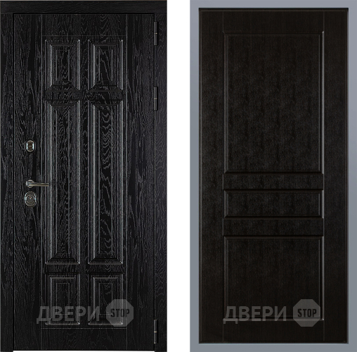 Дверь Заводские двери Мюнхен К-2 Венге в Зарайске