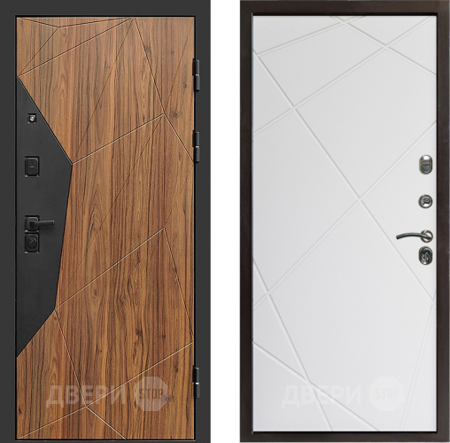 Входная металлическая Дверь Престиж Avangard Лучи Бетон белый в Зарайске