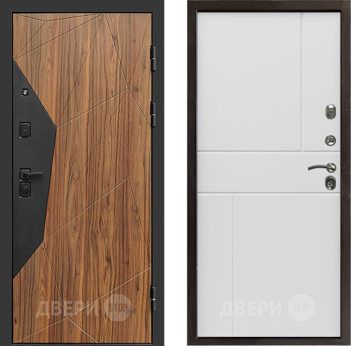 Входная металлическая Дверь Престиж Avangard Горизонт Бетон белый в Зарайске