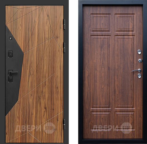 Входная металлическая Дверь Престиж Avangard Премиум Орех темный в Зарайске