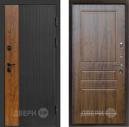 Входная металлическая Дверь Престиж Prestizh Классика Дуб в Зарайске