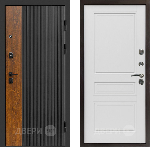 Входная металлическая Дверь Престиж Prestizh Классика Лиственница белая в Зарайске