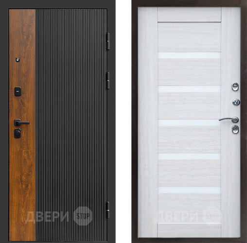 Входная металлическая Дверь Престиж Prestizh Царга Лиственница белая в Зарайске