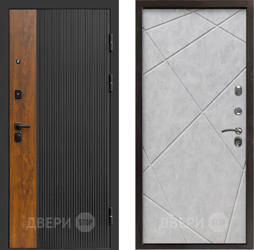 Дверь Престиж Prestizh Лучи Бетон светлый в Зарайске