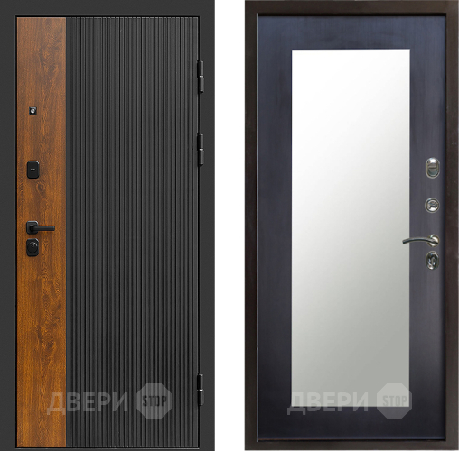 Входная металлическая Дверь Престиж Prestizh Зеркло Пастораль Венге в Зарайске