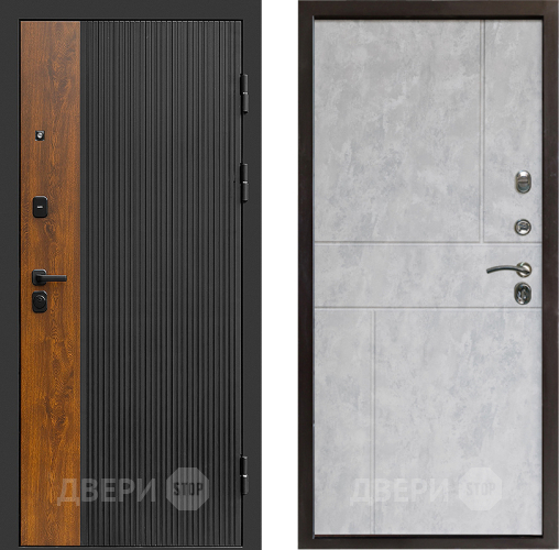 Входная металлическая Дверь Престиж Prestizh Горизонт Бетон светлый в Зарайске