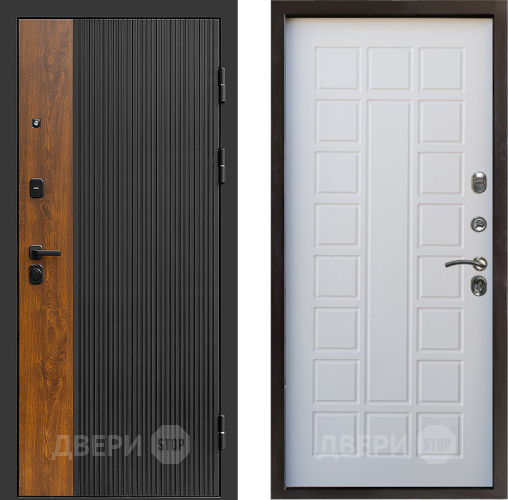 Входная металлическая Дверь Престиж Prestizh Престиж Белое дерево в Зарайске