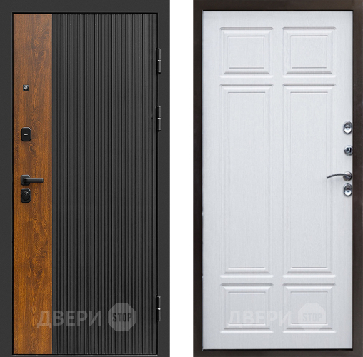 Входная металлическая Дверь Престиж Prestizh Премиум Лиственница белая в Зарайске