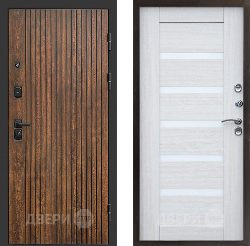 Входная металлическая Дверь Престиж Tvist Царга Лиственница белая в Зарайске