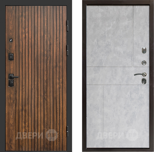 Входная металлическая Дверь Престиж Tvist Горизонт Бетон светлый в Зарайске