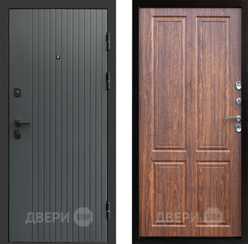 Входная металлическая Дверь Престиж Tvist Grey Премиум Орех светлый в Зарайске