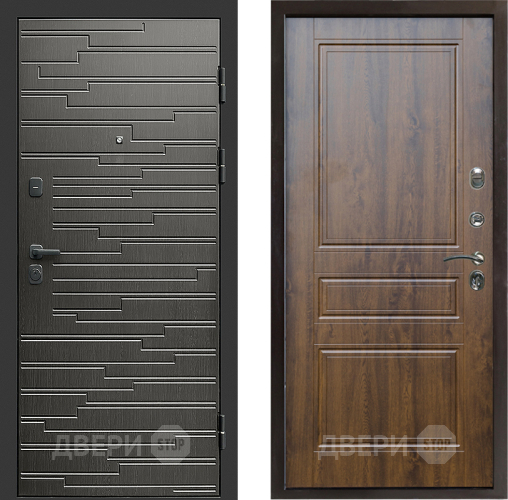 Входная металлическая Дверь Престиж Rivera Классика Дуб в Зарайске