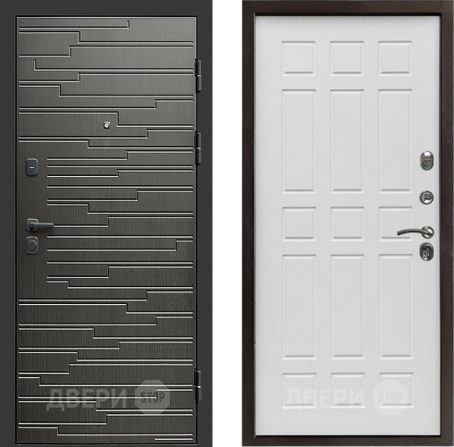 Входная металлическая Дверь Престиж Rivera Спарта Белое дерево в Зарайске