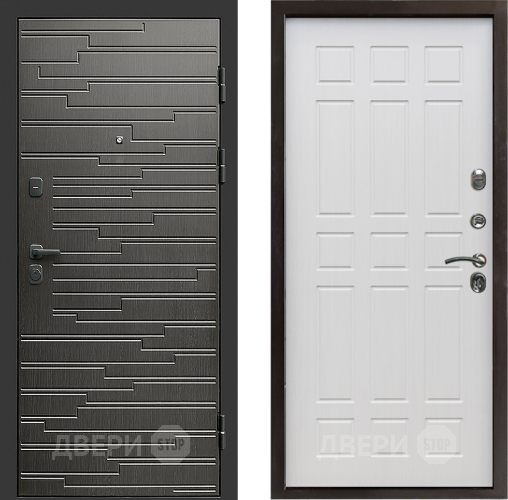 Входная металлическая Дверь Престиж Rivera Спарта Лиственница белая в Зарайске