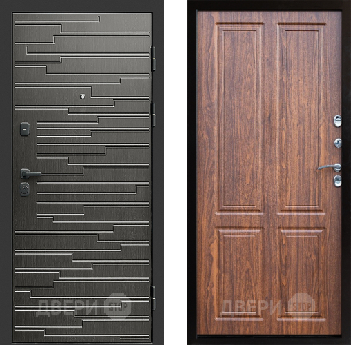 Входная металлическая Дверь Престиж Rivera Премиум Орех светлый в Зарайске