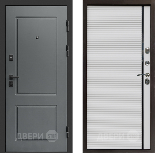 Входная металлическая Дверь Престиж Verona Porte Белый в Зарайске