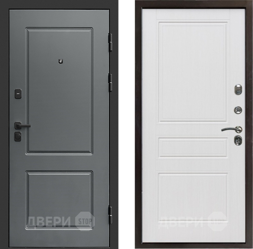 Входная металлическая Дверь Престиж Verona Классика Белое дерево в Зарайске