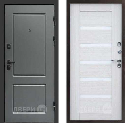 Входная металлическая Дверь Престиж Verona Царга Лиственница белая в Зарайске