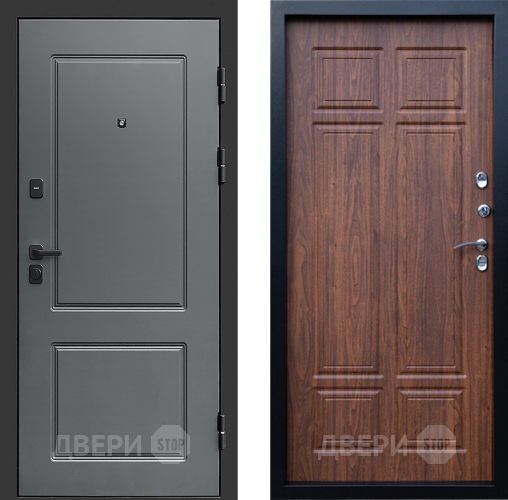 Входная металлическая Дверь Престиж Verona Премиум Орех темный в Зарайске