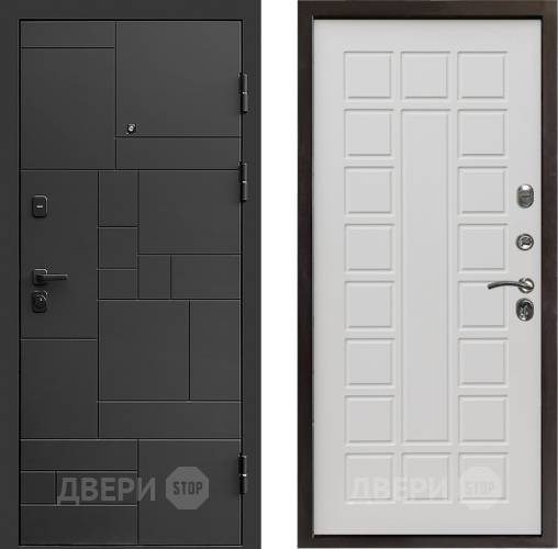 Входная металлическая Дверь Престиж Kvadro Престиж Бежевый мат в Зарайске