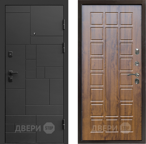 Входная металлическая Дверь Престиж Kvadro Престиж Дуб в Зарайске