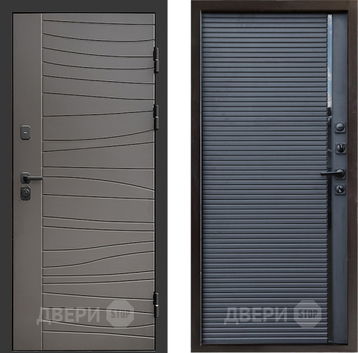 Входная металлическая Дверь Престиж Siciliya Porte Черный кварц в Зарайске