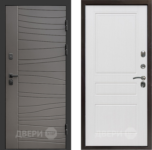 Входная металлическая Дверь Престиж Siciliya Классика Белое дерево в Зарайске