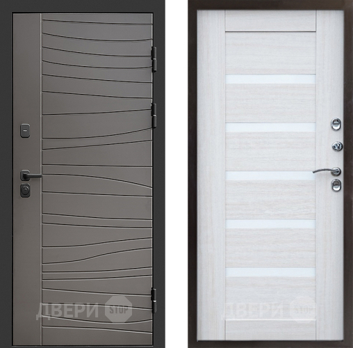 Входная металлическая Дверь Престиж Siciliya Царга Лиственница белая в Зарайске