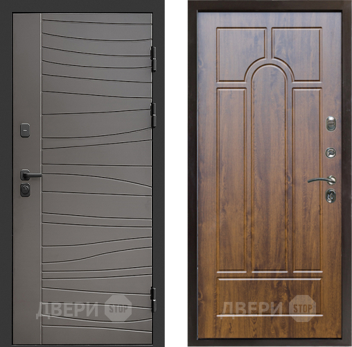 Входная металлическая Дверь Престиж Siciliya Арка Дуб в Зарайске