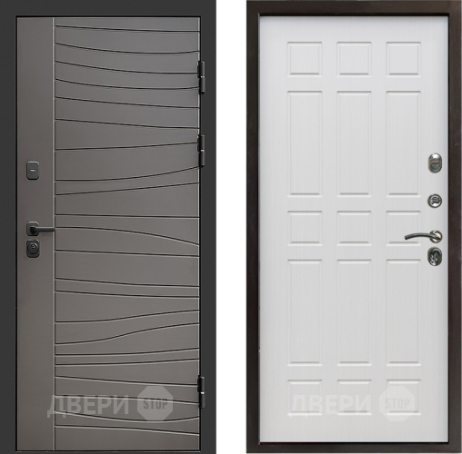 Входная металлическая Дверь Престиж Siciliya Спарта Лиственница белая в Зарайске