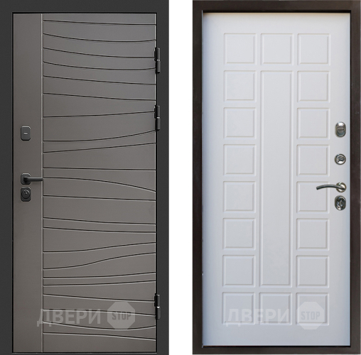 Входная металлическая Дверь Престиж Siciliya Престиж Белое дерево в Зарайске