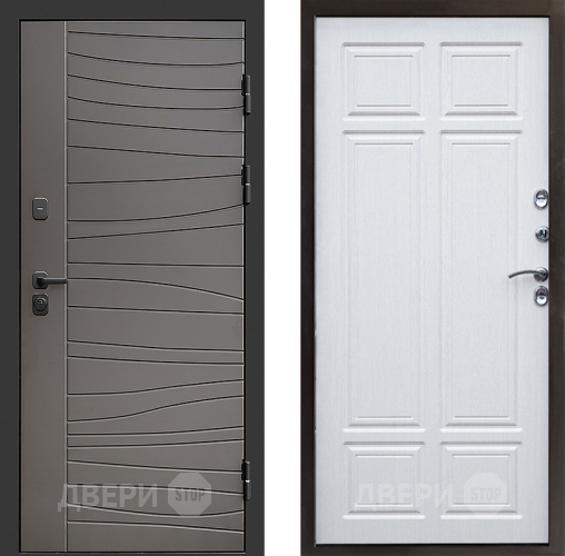 Входная металлическая Дверь Престиж Siciliya Премиум Лиственница белая в Зарайске