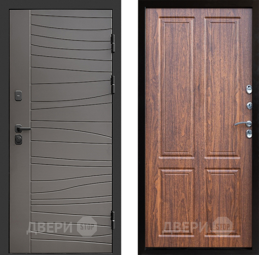 Входная металлическая Дверь Престиж Siciliya Премиум Орех светлый в Зарайске