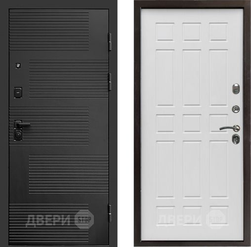 Входная металлическая Дверь Престиж Favorit Спарта Белое дерево в Зарайске