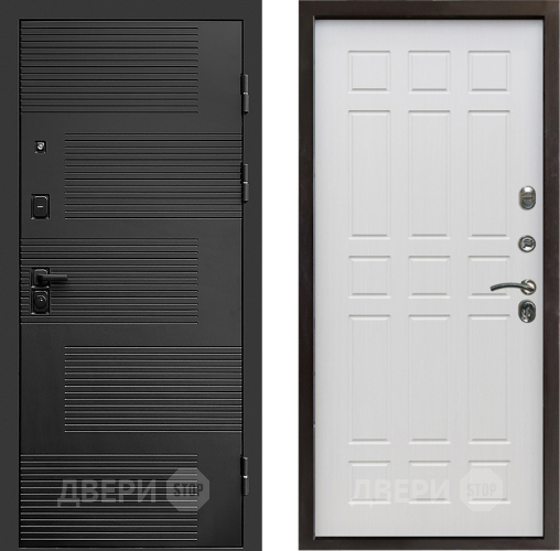 Входная металлическая Дверь Престиж Favorit Спарта Лиственница белая в Зарайске