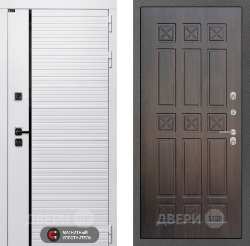 Входная металлическая Дверь Лабиринт (LABIRINT) Royal 16 VINORIT Алмон 28 в Зарайске