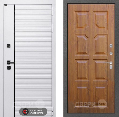 Входная металлическая Дверь Лабиринт (LABIRINT) Royal 17 Дуб золото в Зарайске