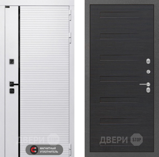 Входная металлическая Дверь Лабиринт (LABIRINT) Royal 14 Эковенге поперечный в Зарайске