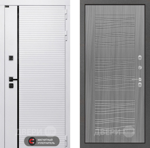 Входная металлическая Дверь Лабиринт (LABIRINT) Royal 06 Сандал грей в Зарайске