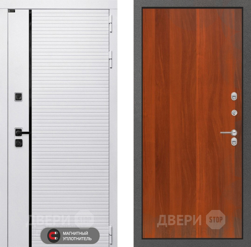 Входная металлическая Дверь Лабиринт (LABIRINT) Royal 05 Итальянский орех в Зарайске