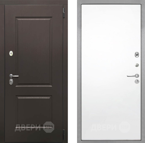 Входная металлическая Дверь Интекрон (INTECRON) Кампо Гладкая Силк Сноу в Зарайске