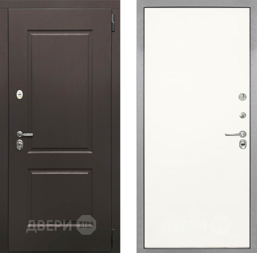 Входная металлическая Дверь Интекрон (INTECRON) Кампо Гладкая Слоновая кость в Зарайске