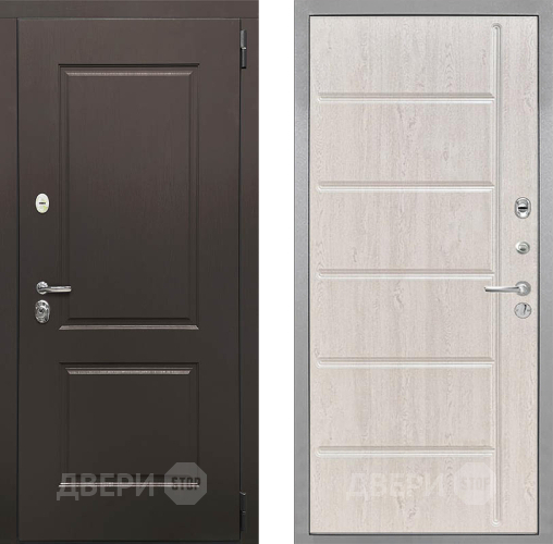 Входная металлическая Дверь Интекрон (INTECRON) Кампо ФЛ-102 Сосна белая в Зарайске