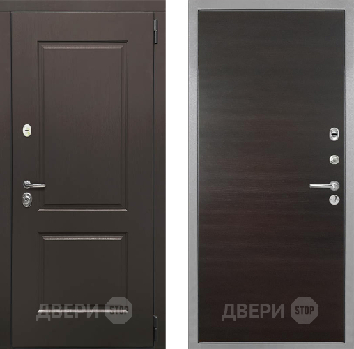 Входная металлическая Дверь Интекрон (INTECRON) Кампо Гладкая Эковенге поперечный в Зарайске