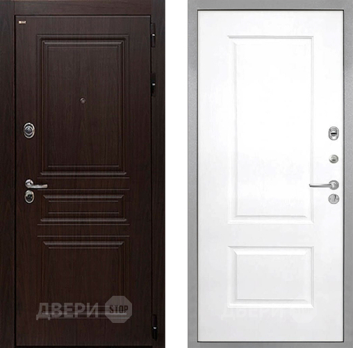 Дверь Интекрон (INTECRON) Брайтон Тиковое Дерево Альба Роял Вуд белый в Зарайске