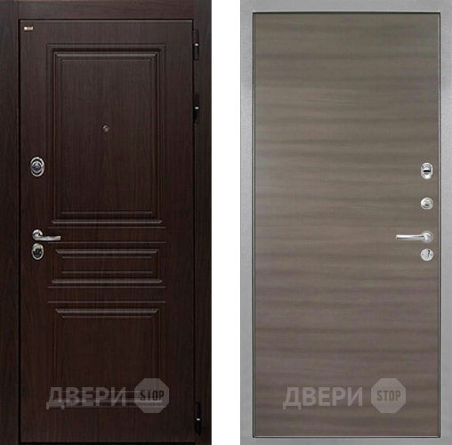 Дверь Интекрон (INTECRON) Брайтон Тиковое Дерево Гладкая Дуб тоскано поперечный в Зарайске