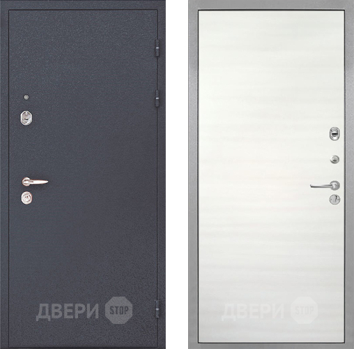 Входная металлическая Дверь Интекрон (INTECRON) Колизей Гладкая Дуб сильвер поперечный в Зарайске